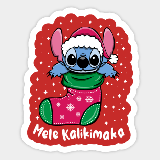 Mele kalikimaka Sticker